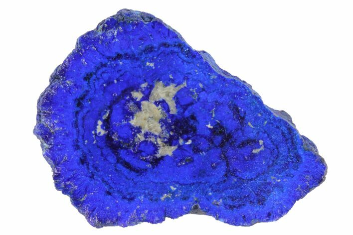 Vivid Blue, Cut/Polished Azurite Nodule - Siberia #94553